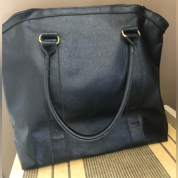 Handbags - Black Bag - Large - Gold Accents